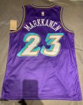 NBA 23 Markkanen Jazz Maillot Retro Violet